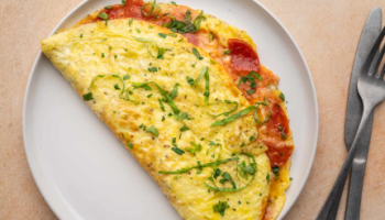Omelette pizza